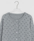 Hikyan Flower Round Knit Cardigan