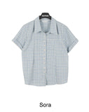 Noir check shirt