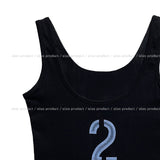 Didi numbering crop sleeveless