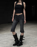 Sarah Capri Denim Pants