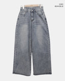 Jaron Washed Wide Denim Pants