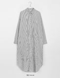 Roit Stripe Shirt Long One Piece