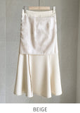 Leyo Mermaid Banding Long Skirt