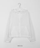 [unisex] Nedoko Summer Nylon String Wind Hood Jumper
