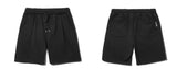 Pleat pigment washing short pants