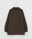 Mofila Suede Collar Over Jacket