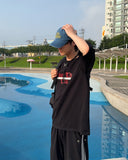 Okeul over short sleeve t-shirt