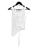 Leme Shirring Layered Sleeveless