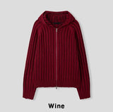 Scream Two-Way Knit Hooded Zip-Up