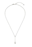 Champagne Moon Dew Drop Silver Darling Necklace
