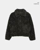 Dri Collar Fur Fluffy Jacket