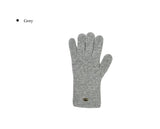 Levon Angora Glove Fingerhole Knit Gloves