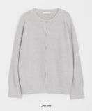 Kosen cashmere hairy round cardigan