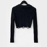 Riette Collar Cropped Knitwear