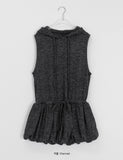 Kosina Layered Hood Balloon Sleeveless One Piece