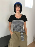 STRAP SHIRRING TOP
