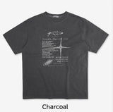 Offset Vintage Lettering Short Sleeve T-shirt