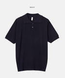 Ned linen collar short sleeve knit