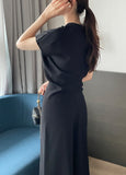 Belushi Round Span Short Sleeve Long One Piece
