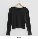[BAON] Sokai Round Ribbed Tee