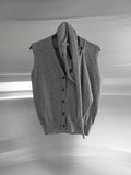 Lumen Scarf Shawl Knit Vest