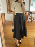 Geullise Pleated Banding Skirt