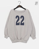 22'S One Off-Shoulder Y2K Sweatshirt