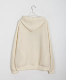 Pindi Two-Way Heart Ribbed Hood Zip-Up