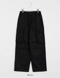 [unisex] Arune String Banding Parachute Wide Cargo Pants