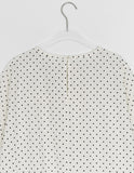 Lutet Layered Shirring Dot Mini One Piece