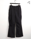 Kanter shirring cargo two way jogger pants