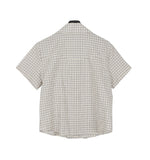 Monita Check Crop Shirt