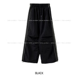Berry Parachute Track Banding Pants