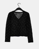 Flan Summer See-through Dot Cardigan