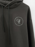 Junt Ribbed Lettering Hoodie