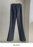 Maiden slim bootcut slacks