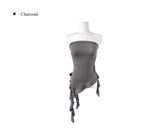[Plan] Watt Unbalance Ruffle Frill Top