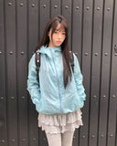 Noken Warmer String Hood Windbreaker