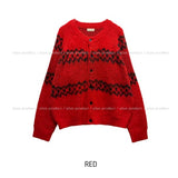 Meritz Wool Argyle Cardigan