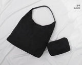 Leanne Suede Shoulder Bag