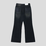 Fracture Bootcut Brushed Denim Pants