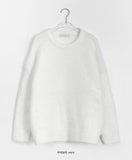 Okari Mohair Pastel Round Over Knit