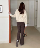 Hashu Shirt Layered Knit (Belt Set)