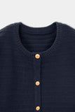 Rogers round emboss cardigan