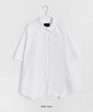 [unisex] Rimel Color Summer Over Short Sleeve Shirt