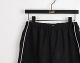 Evel Side Line Wide Long Two-Way Jogger Pants