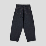 Heritage 5-Button Raw Denim Wide Jeans