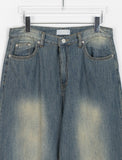 Mimito summer washed wide denim pants
