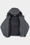 Easy cap hood nylon padded jumper