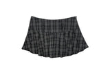 [Belt set/Underpants lining] Atem Check Mini Pleated Skirt